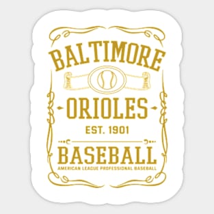 Vintage Orioles American Baseball Sticker